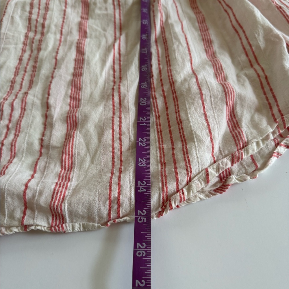 LOFT 100% Cotton Striped Peasant Blouse Small. 🌸 - Picture 5 of 7